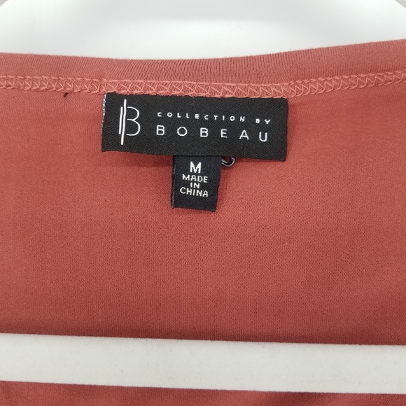 Bobeau Mauve Knit Back Cutout Daisy Dress - Picture 6 of 7